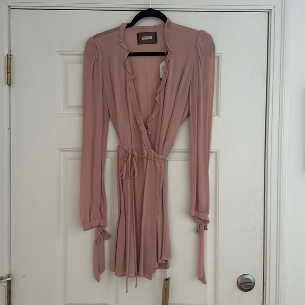 Reformation Delta Wrap Dress